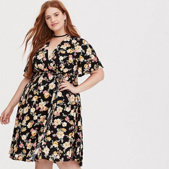 torrid floral dress
